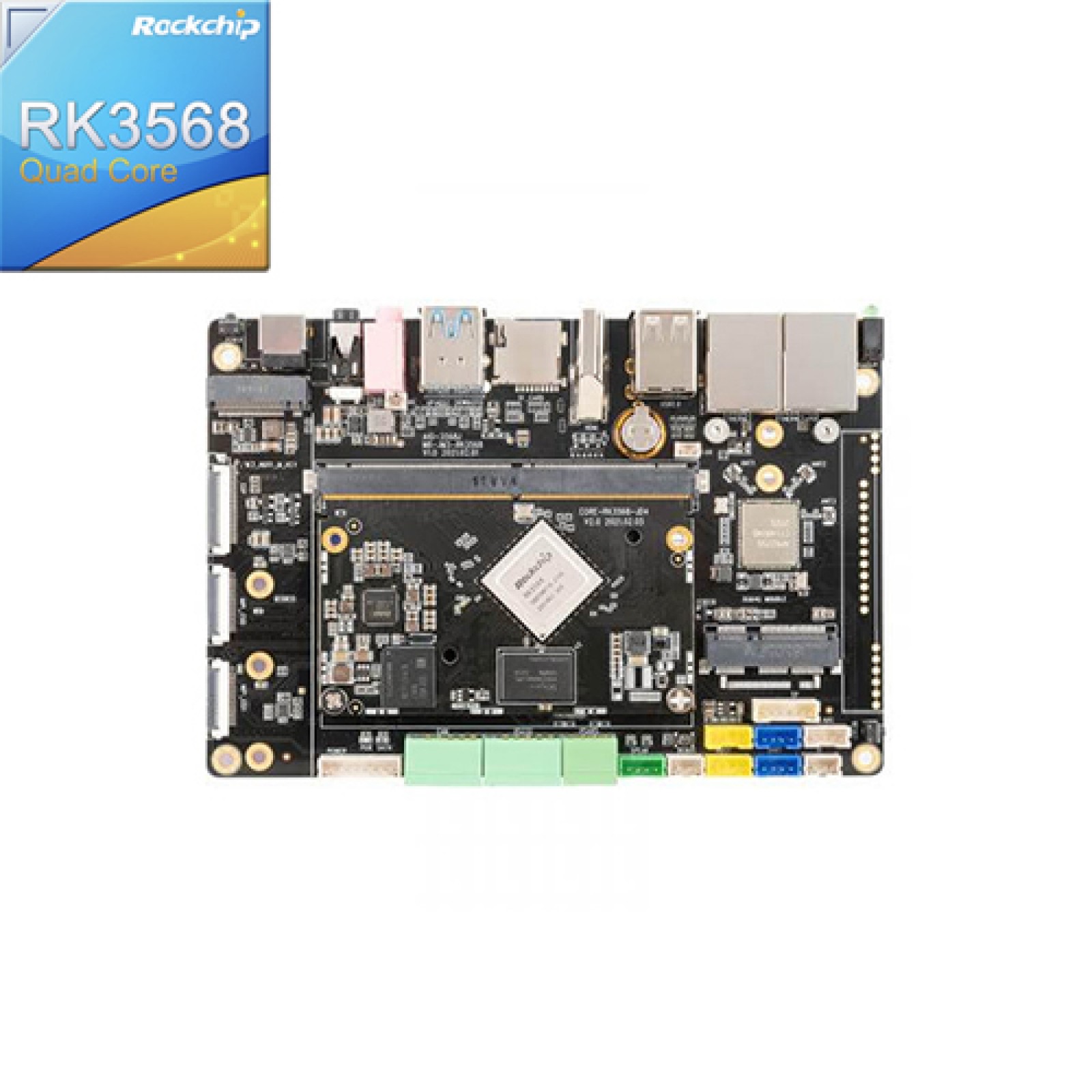 Industrypc Firefly ROC-RK3588S-PC 8K AI Mainboard Android Linux Open Source