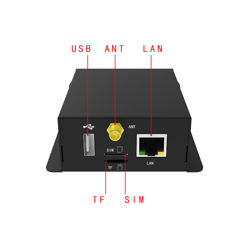 Industrial Ubuntu 24.04 Linux LoRA/4G LTE/WIFI Wireless Communication Isolation RS485 Gateway EC1106G2