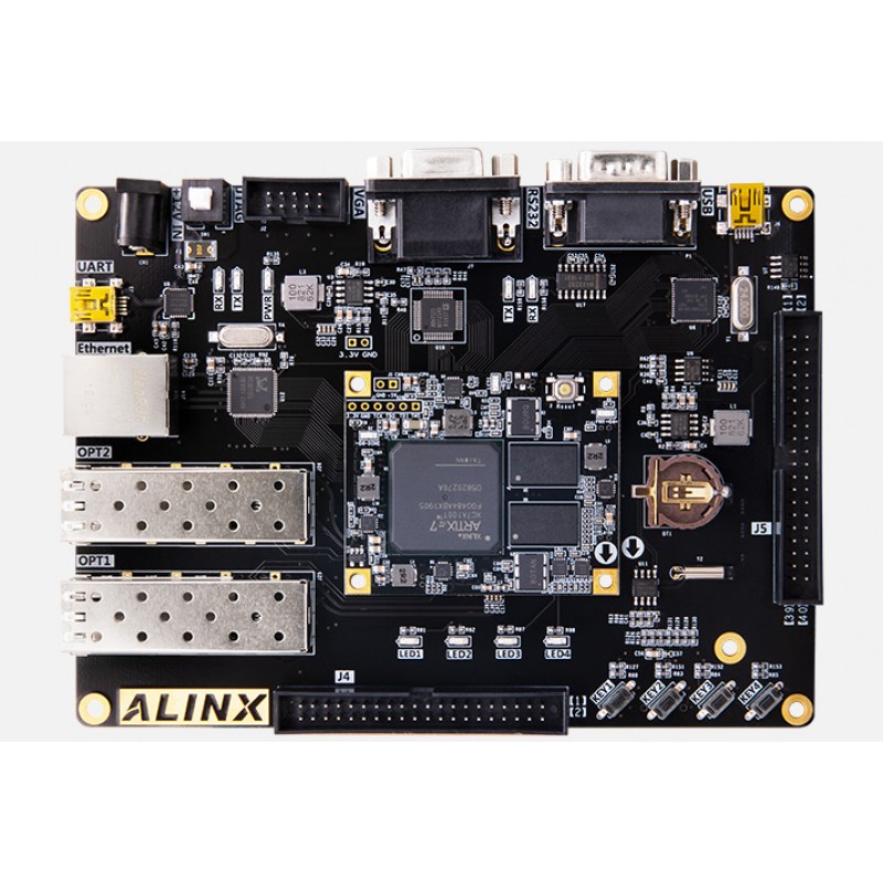 AX7102 FPGA Dev Board & Kit with AMD Artix 7 XC7A100T