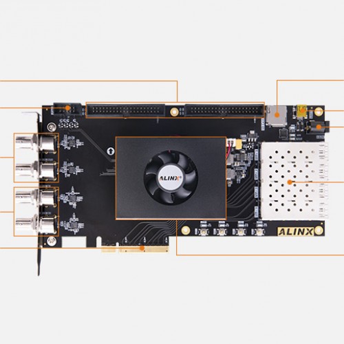 AX7A200B FPGA Dev Board & Kit with AMD Artix 7 XC7A200T