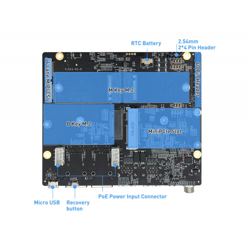 NVIDIA Jetson Orin Nano/Orin NX Carrier Board Part No.: Y-C11