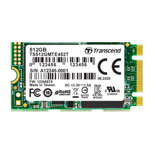 Industrypc Transcend Industrial Grade Wide Temperature Range SSD Part No.: MTE452T-I