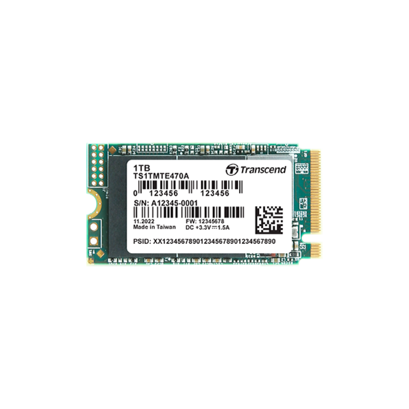 Industrypc Transcend Industrial Grade Wide Temperature Range SSD Part No.: MSA470T-I