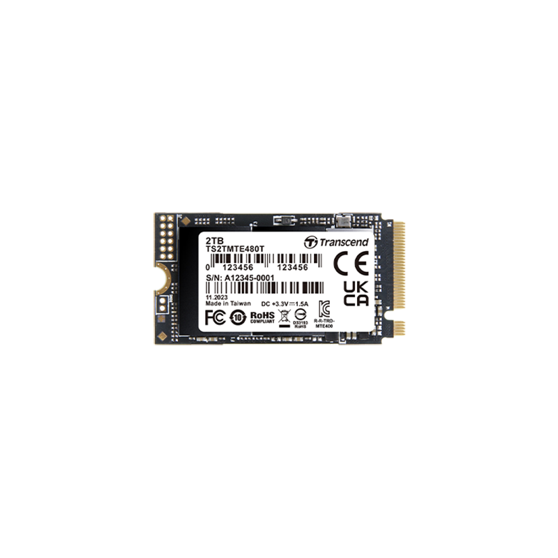 Industrypc Transcend Industrial Grade Wide Temperature Range SSD Part No.: MTE480T-I