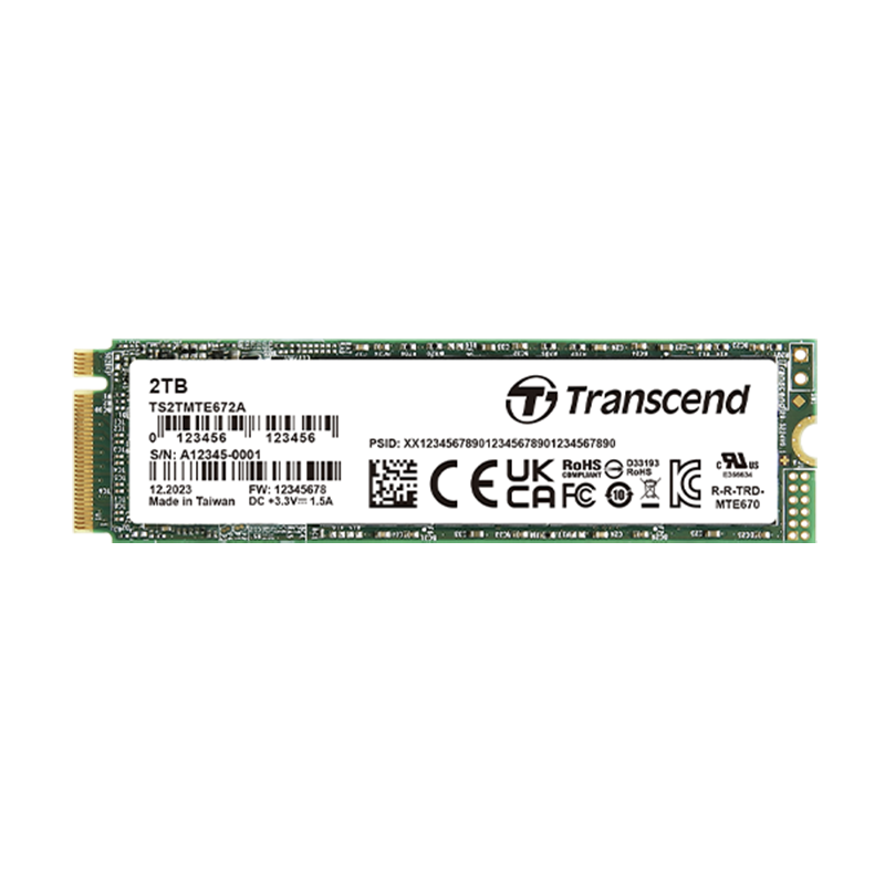 Industrypc Transcend Industrial Grade Wide Temperature Range SSD Part No.: MTE672A-I