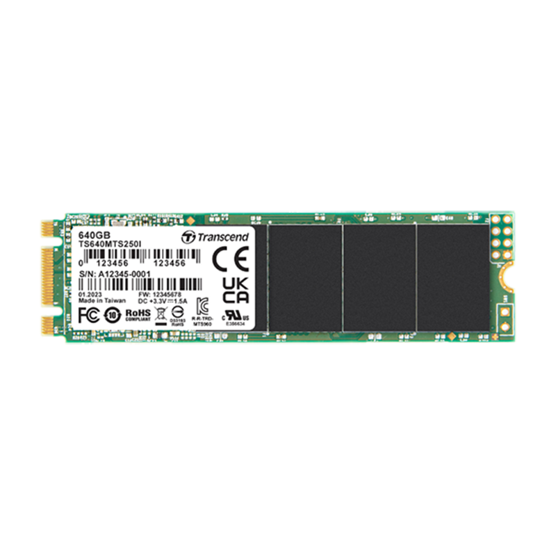 Industrypc Transcend Industrial Grade Wide Temperature Range SSD Part No.: MTS250I