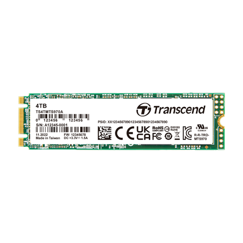 Industrypc Transcend Industrial Grade Wide Temperature Range SSD Part No.: MTS970A-I