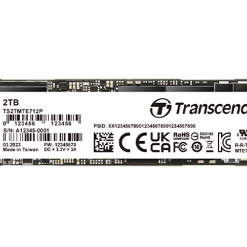 Industrypc Transcend Industrial Grade Wide Temperature Range SSD Part No.: MTE712P-I