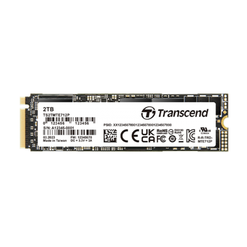 Industrypc Transcend Industrial Grade Wide Temperature Range SSD Part No.: MTE712P-I