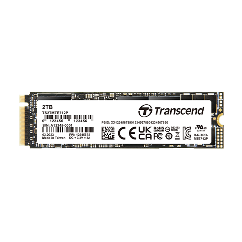 Industrypc Transcend Industrial Grade Wide Temperature Range SSD Part No.: MTE712P-I