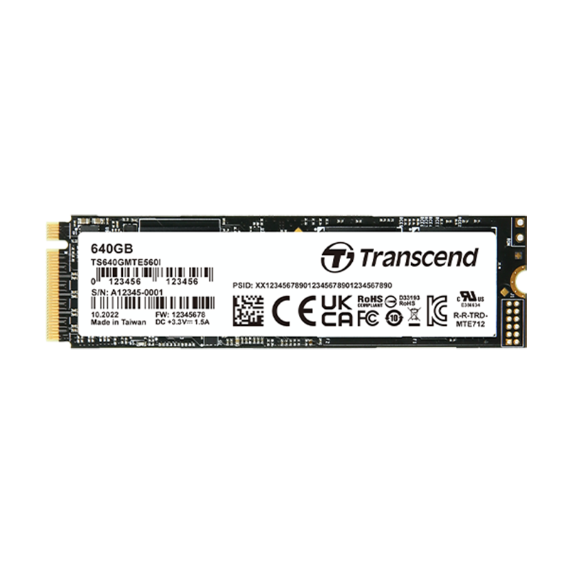 Industrypc Transcend Industrial Grade Wide Temperature Range SSD Part No.: MTE560I